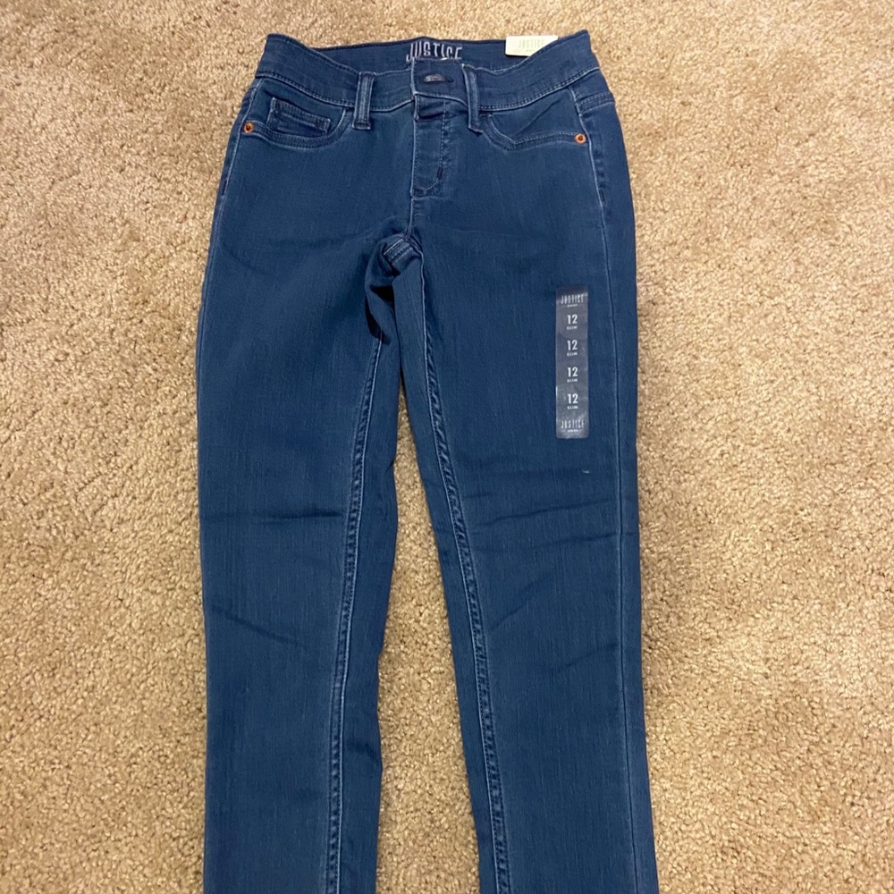 Justice Girls Jeggings- Size 12 Slim NWT